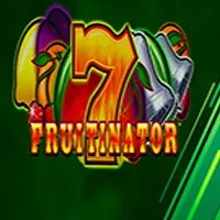 Fruitinator Jackpot King slot logo by Blueprint Gaming at Lucky Ones Casino
