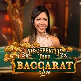 Official Live Casino logo: Prosperity Tree Baccarat by Evolution at Lucky Ones Casino
