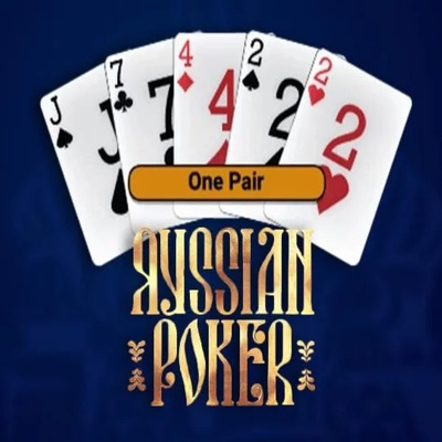 Russian Poker logo by OneTouch Games at Lucky Ones Casino