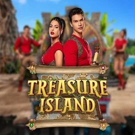 Treasure Island slot logo by Pragmatic Play at Lucky Ones Casino