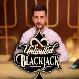 Unlimited Blackjack by Ezugi, showcased at luckyoness.at – game logo