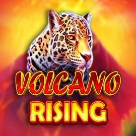 Volcano Rising slot logo by RubyPlay at Lucky Ones Casino
